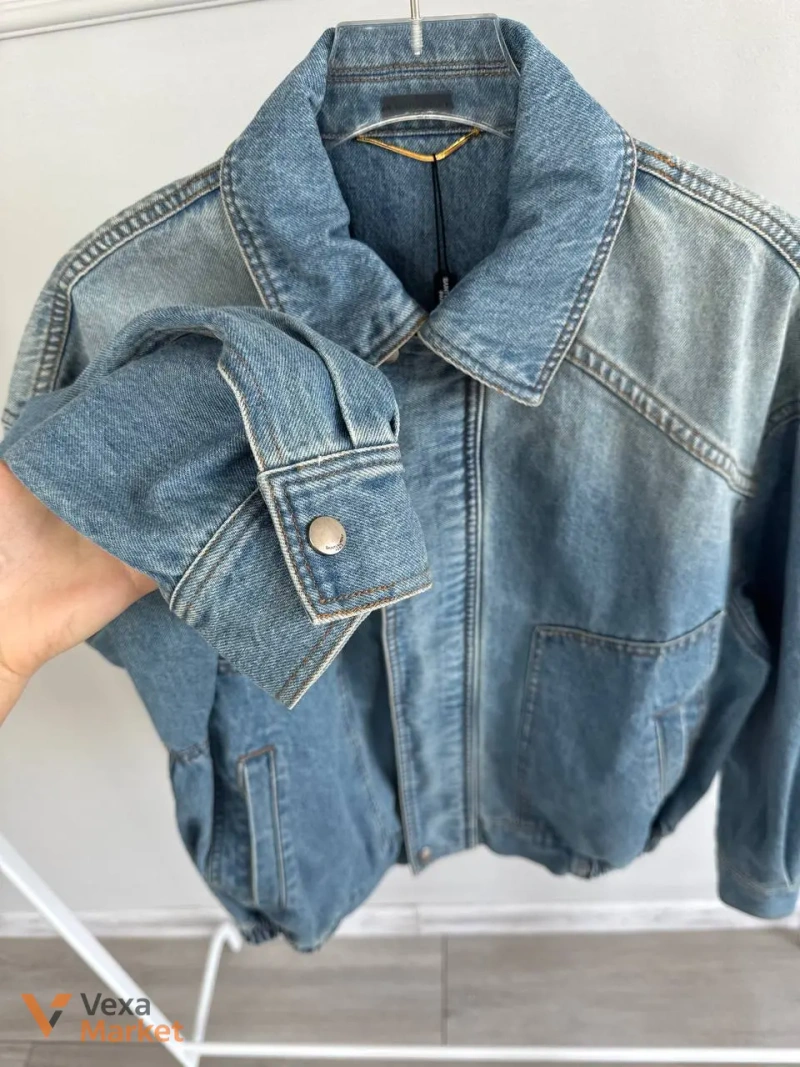 Джинсова куртка YSL Oversized South Blue — фото 5