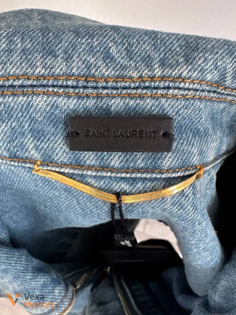 Джинсова куртка YSL Oversized South Blue — фото 9