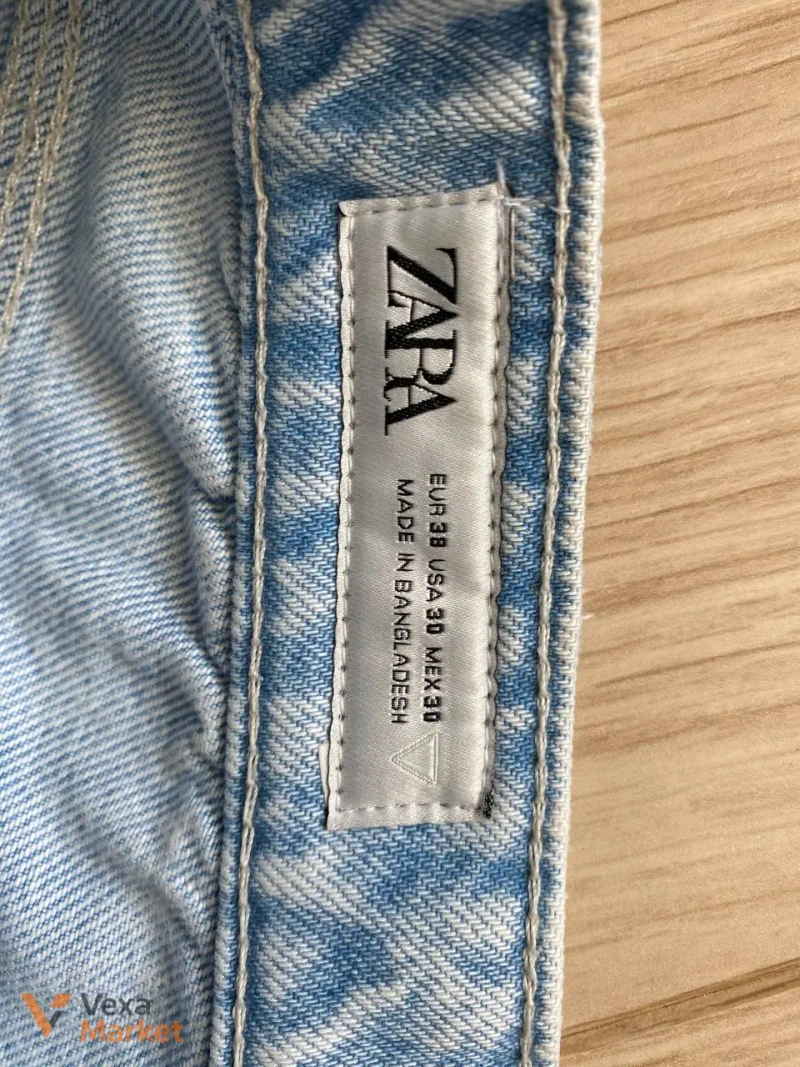 Джинсові шорти Zara жіночі розмір M — фото 2