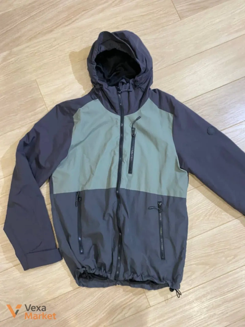 Easy Est 1973 Men's Multicolor Hooded Full-Zip Coat Jacket Size M