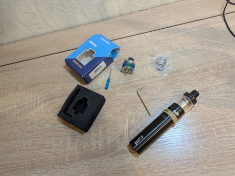 Eleaf iJust S + дрипка Aleader Rocket RDA