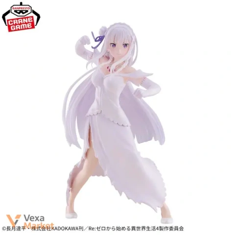 Фігурка Emilia Re:Zero від Bandai Spirits, 22 см