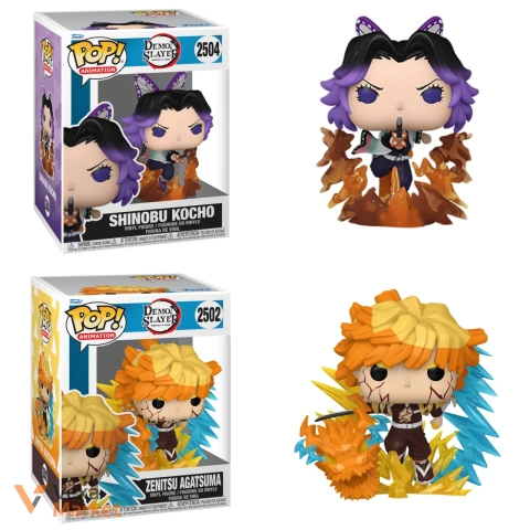 Фігурки Funko Pop! Demon Slayer Shinobu Kocho та Zenitsu Agatsuma