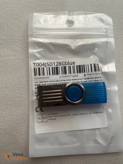 Флешка USB 2.0 128GB синя