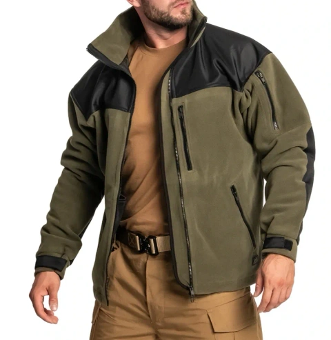 Флісова кофта Helikon-Tex Classic Army - Olive/Black polar розмір M 48/50