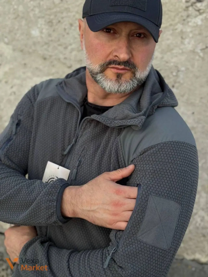 Флисовая кофта Han-Wild Grid Fleece — фото 3