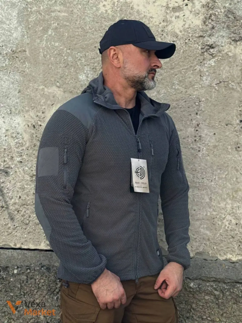 Флисовая кофта Han-Wild Grid Fleece — фото 8