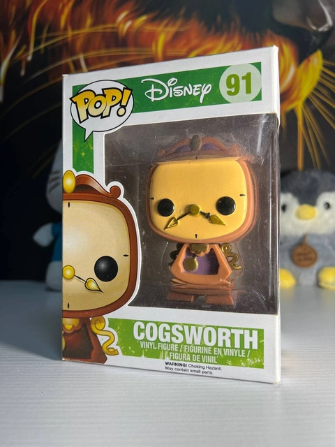 Funko Pop! Cogsworth #91 — Beauty and the Beast