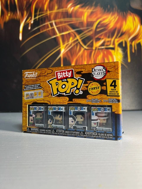 Funko Pop! Nezuko Kamado & Giyu Tomioka & Tamayo & Muzan Kibutsuji #4 — Demon Slayer