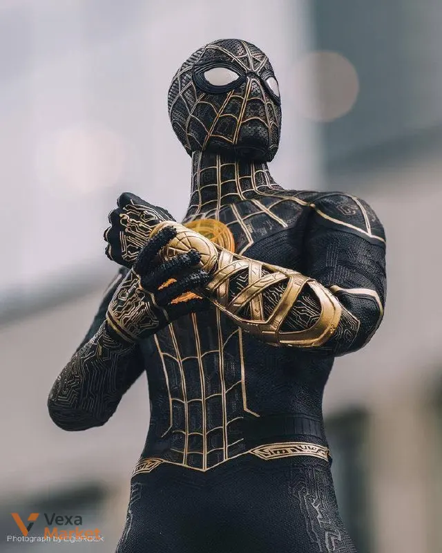 Funko Pop! Spider-Man Black & Gold Suit #911 Marvel No Way Home — фото 2
