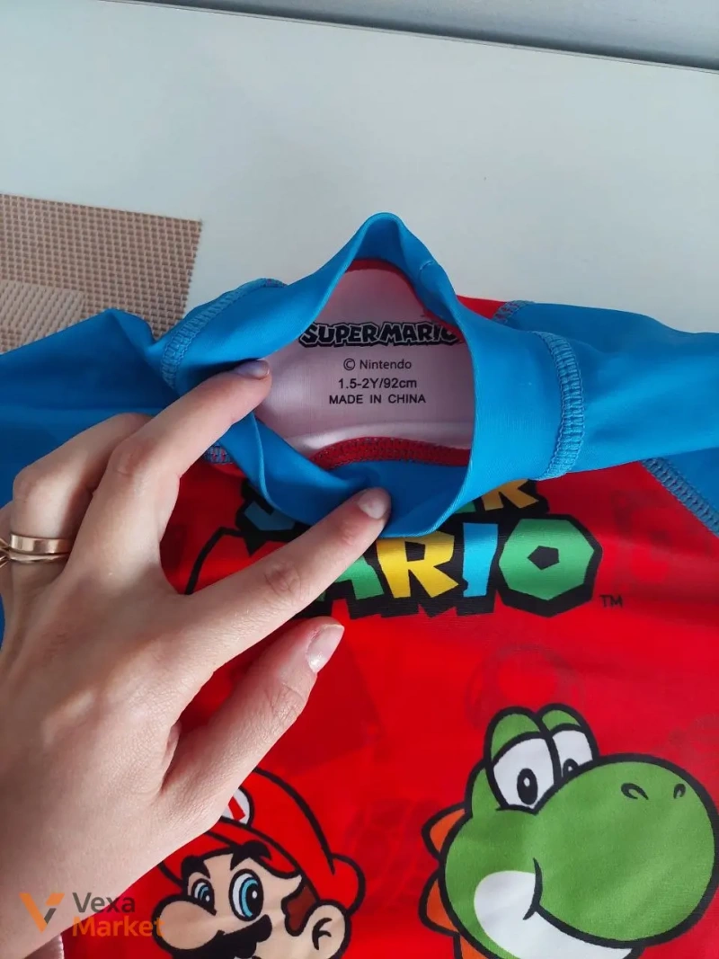Футболка для плавання Super Mario 92 см — фото 2