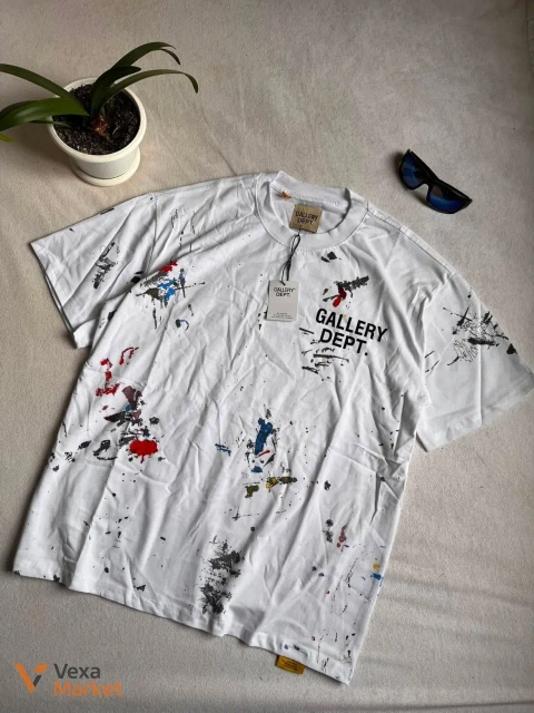Футболка GALLERY DEPT. біла, розмір S