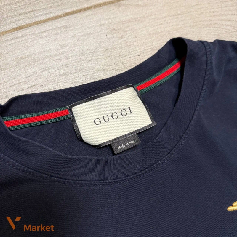 Футболка Gucci з вишивкою бджоли — фото 4