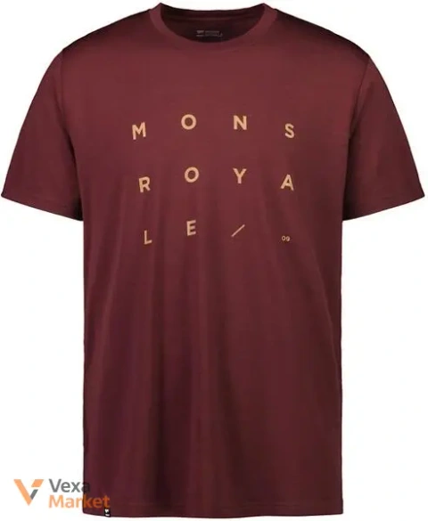 Футболка Mons Royale Icon Merino Air-Con L бордова