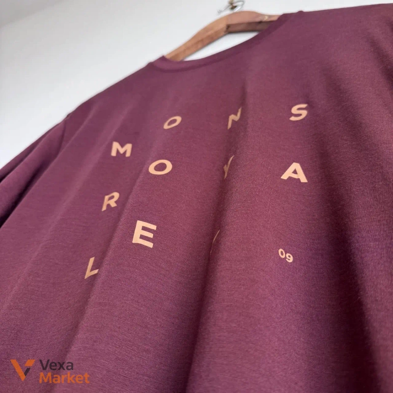 Футболка Mons Royale Icon Merino Air-Con L бордова — фото 5