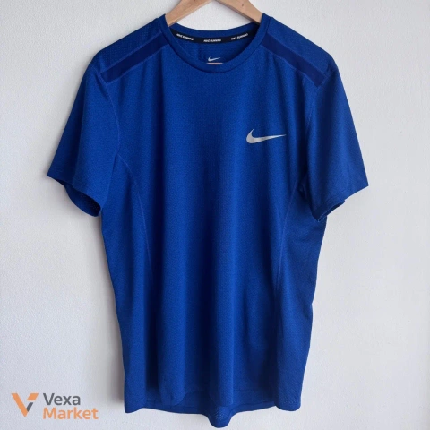 Футболка NIKE Running чоловіча синя розмір M