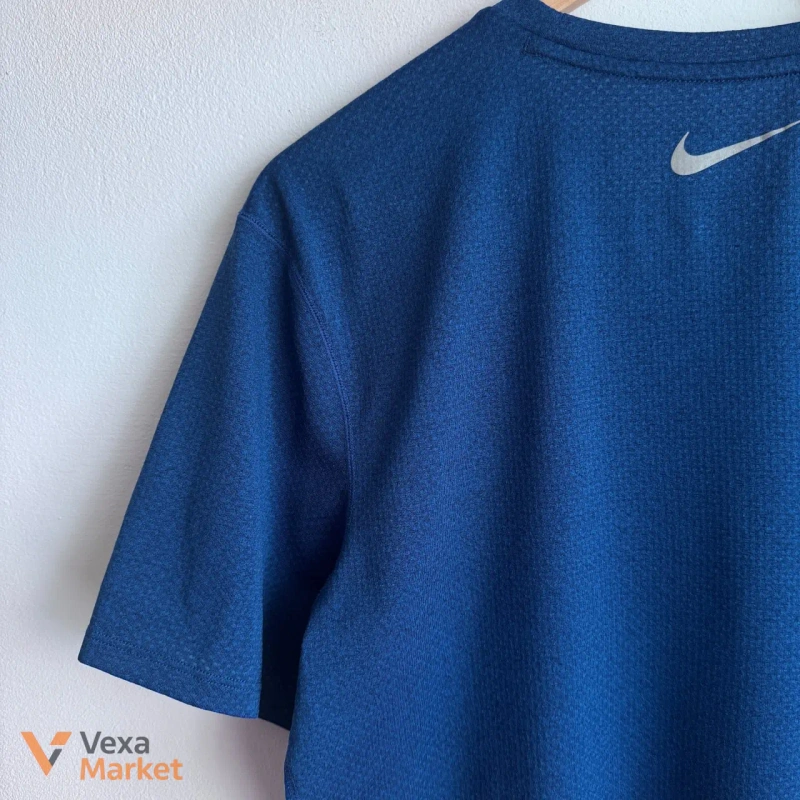 Футболка NIKE Running чоловіча синя розмір M — фото 6