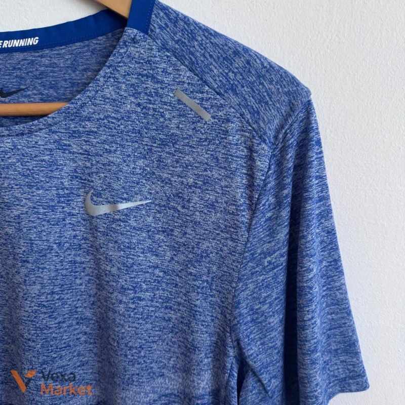 Футболка Nike Running чоловіча синя розмір S — фото 3