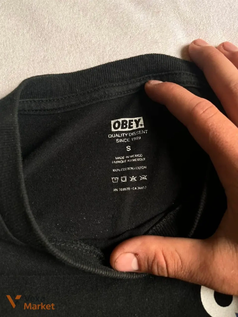 Футболка OBEY чорна розміру S — фото 3