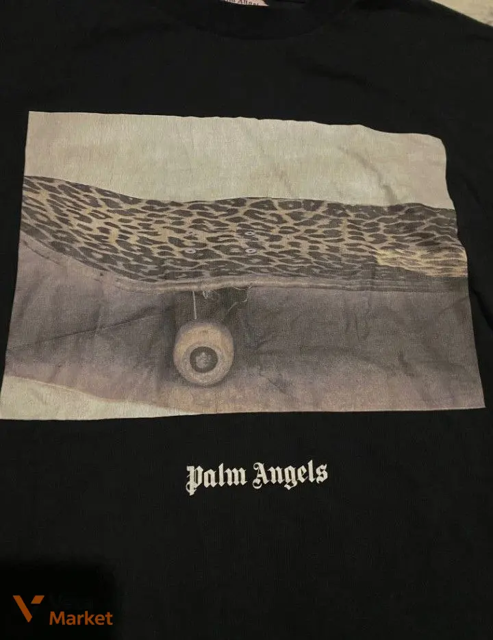 Футболка Palm Angels чорна розмір L — фото 2