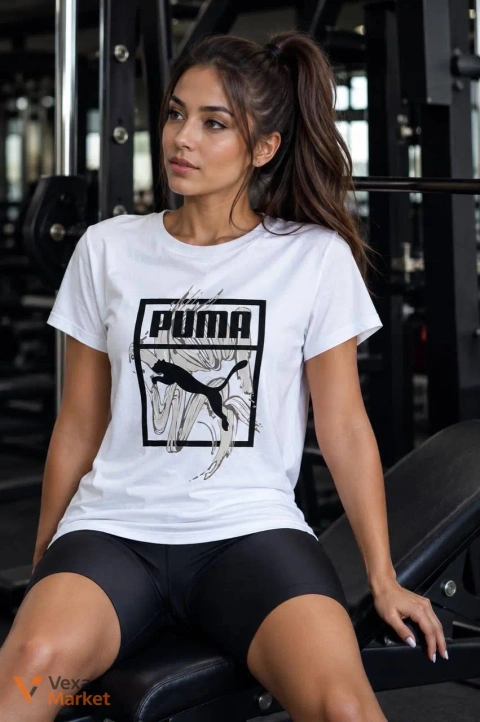 Футболка Puma жіноча біла