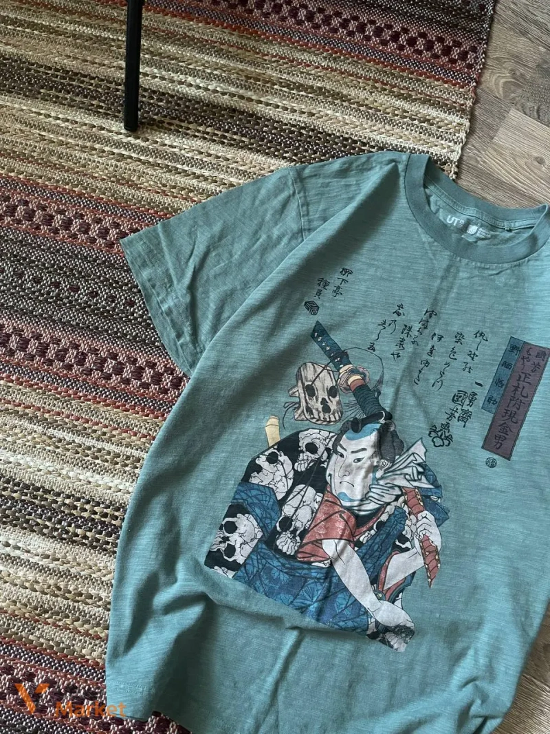 Футболка Uniqlo Samurai Japanesse Style — фото 4