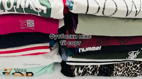 Футболки мікс 1-й сорт оптом