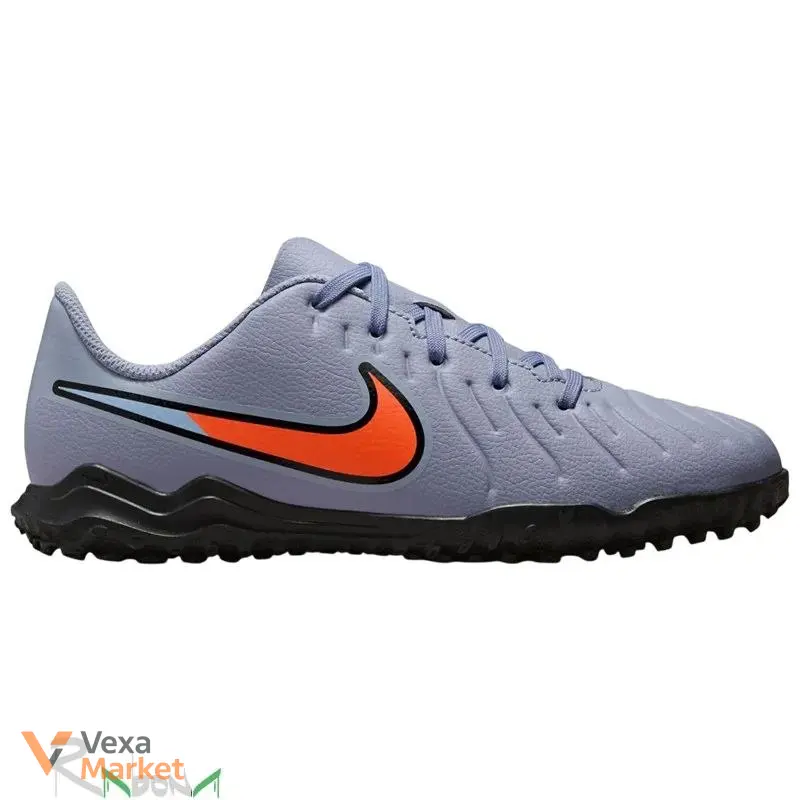 Футбольні бутси Nike Tiempo Legend 7 (TF) світло-бузкові з помаранчевими акцентами, розмір 36,5 — фото 2