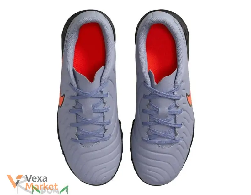 Футбольні бутси Nike Tiempo Legend 7 (TF) світло-бузкові з помаранчевими акцентами, розмір 36,5 — фото 3