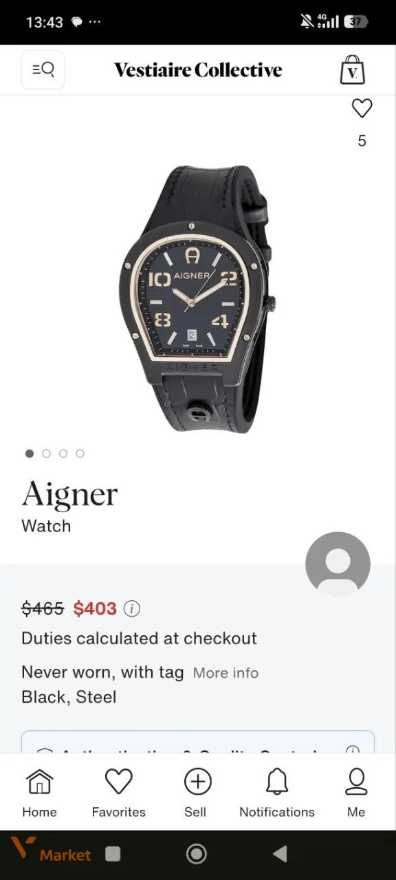 Годинник Aigner з кварцовим швейцарським механізмом — фото 8