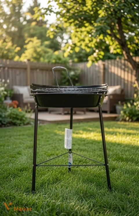 Гриль-барбекю LONE STAR BBQ Grill 33х43 см