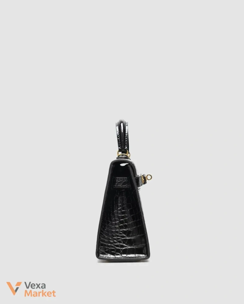 Hermes Kelly 20 Mini II Alligator Black/Gold — фото 8