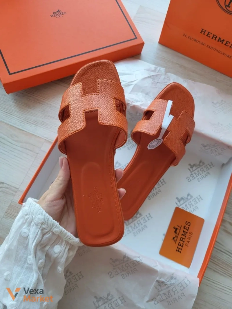 Hermes Oran Slippers шкіра 36-41 — фото 3