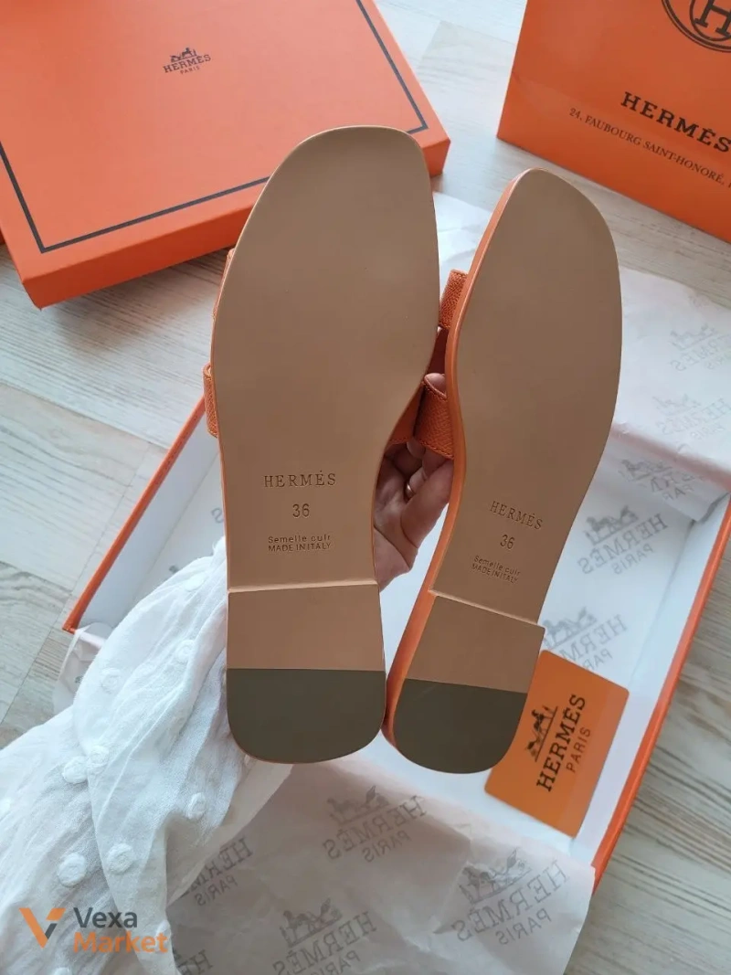 Hermes Oran Slippers шкіра 36-41 — фото 4