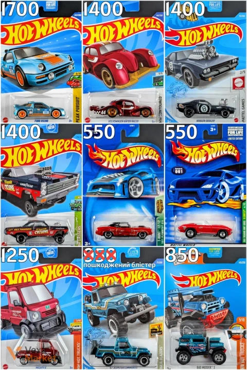 Hot Wheels колекційні моделі автомобілів