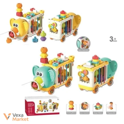 Іграшка-каталка "Слоник" з розвиваючими елементами