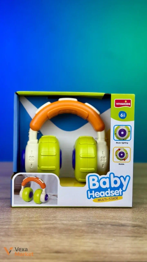 Іграшкові навушники VIVAKIDS Baby Headset з підсвічуванням та звуками