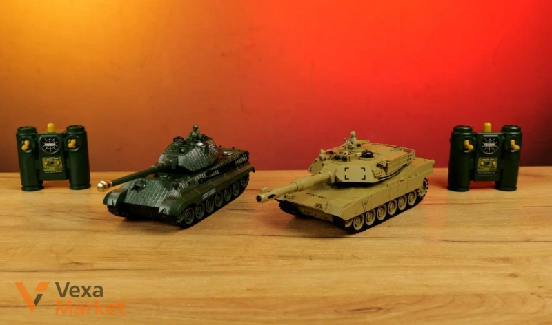 Іграшкові радіокеровані танки ZEGАN Battle Tanks 1:28 з аудіоефектами — фото 3