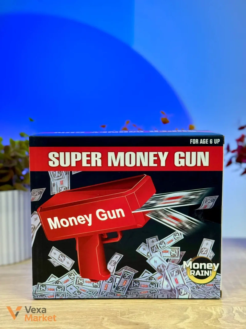 Іграшковий пістолет для грошей "Money Gun" — фото 3