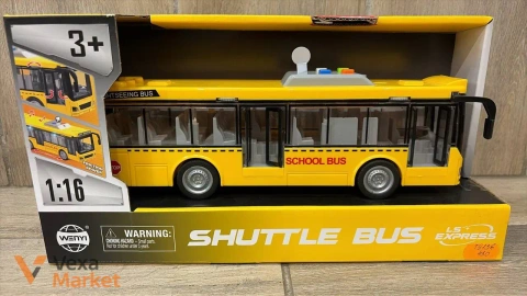 Іграшковий шкільний автобус WENYI LS EXPRESS 1:16