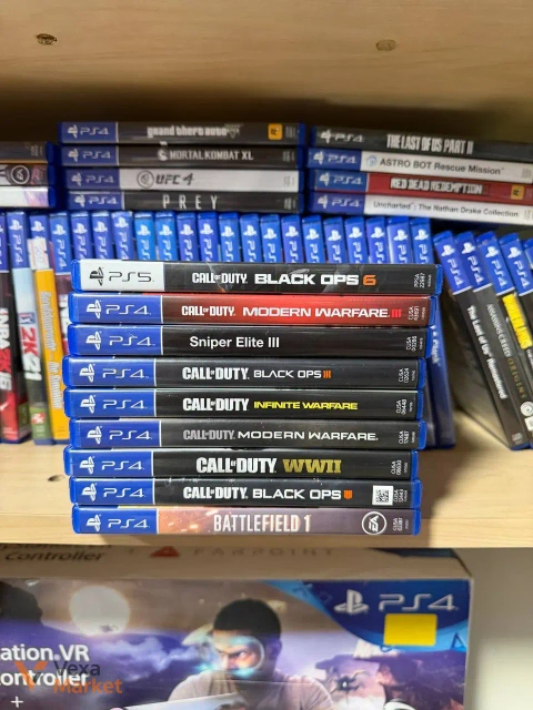 Ігри для PS4 / PS5: Call of Duty, Sniper Elite III, Battlefield 1