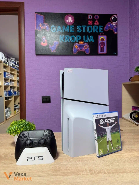 Ігрова приставка PlayStation 5 Slim Blu-Ray 1 TB з дисководом