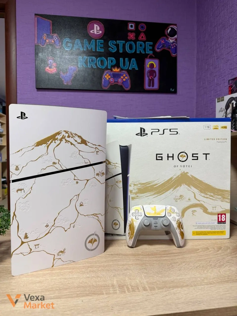 Ігрова приставка Sony PlayStation 5 Slim Blu-Ray 1 TB Ghost of Yotei — фото 4