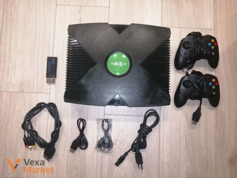 Игровая приставка Xbox Original с мод чипом и увеличенным HDD