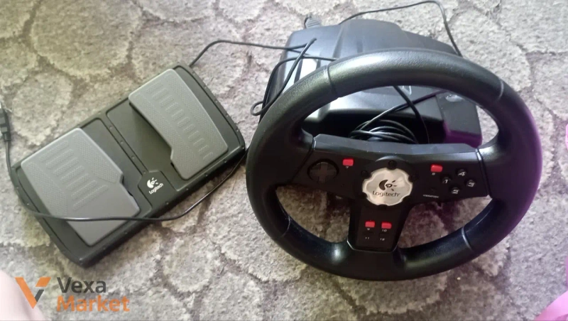 Ігровий руль Logitech Formula Vibration Feedback Wheel для ПК — фото 2