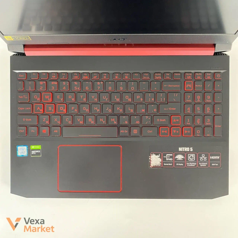 Игровой ноутбук Acer Nitro 5 AN515-54, Intel Core i5-9300H, 16GB RAM, SSD 128GB + HDD 500GB, NVIDIA GeForce GTX 1650 4GB — фото 4