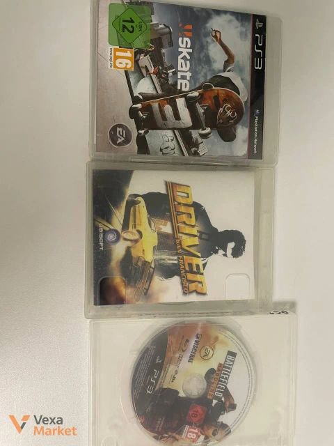Игры для PS3: Skate 3, Driver: San Francisco, Battlefield 3