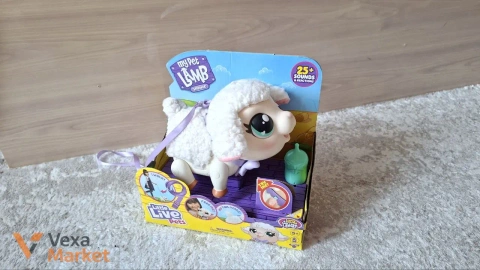 Інтерактивна іграшка Moose Мій улюбленець Маленьке ягня Little Live Pets Сноуї