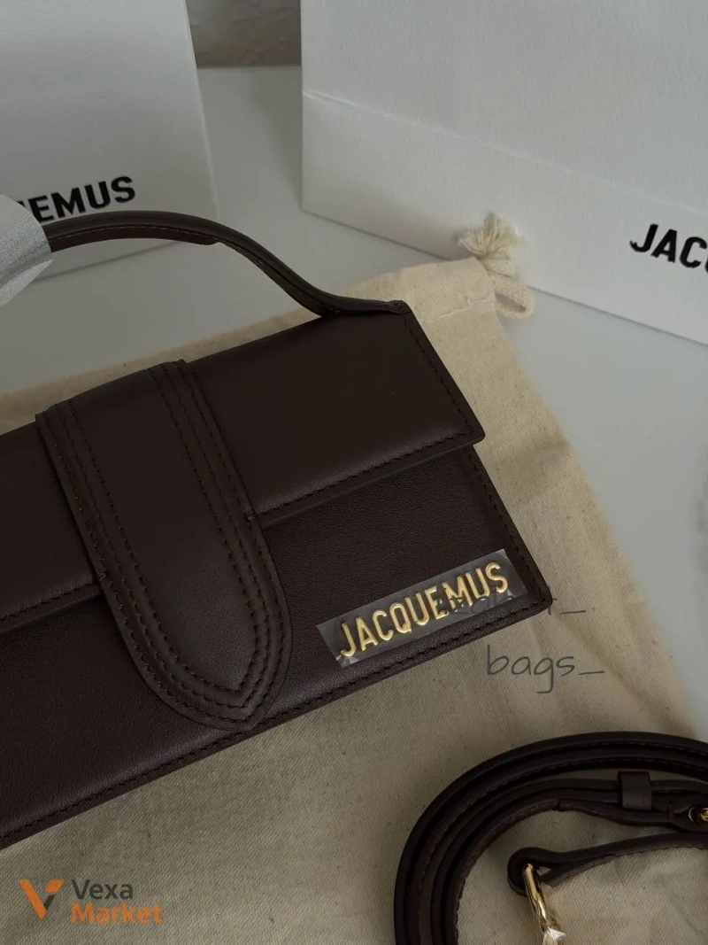 Jacquemus Bambino mini сумка з натуральної шкіри — фото 4