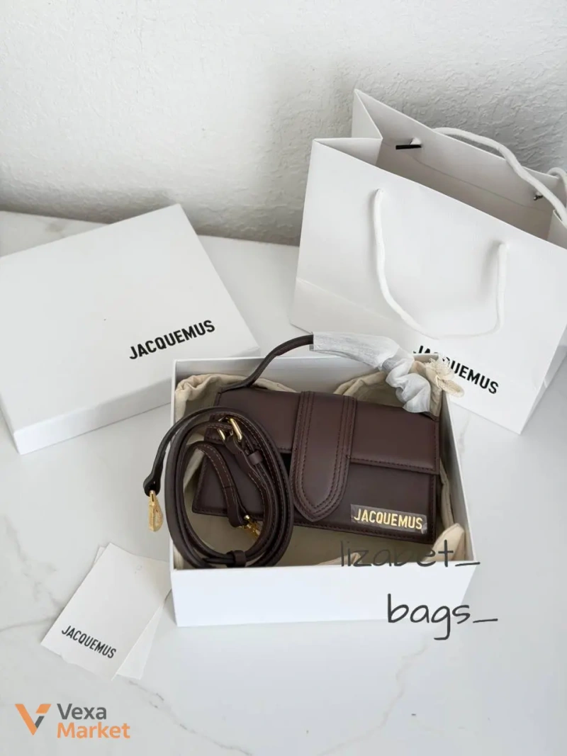 Jacquemus Bambino mini сумка з натуральної шкіри — фото 9
